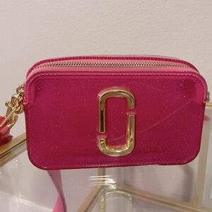 Marc Jacobs Jelly Snapshot PVC Crossbody Bag | Color: Pink glitter
